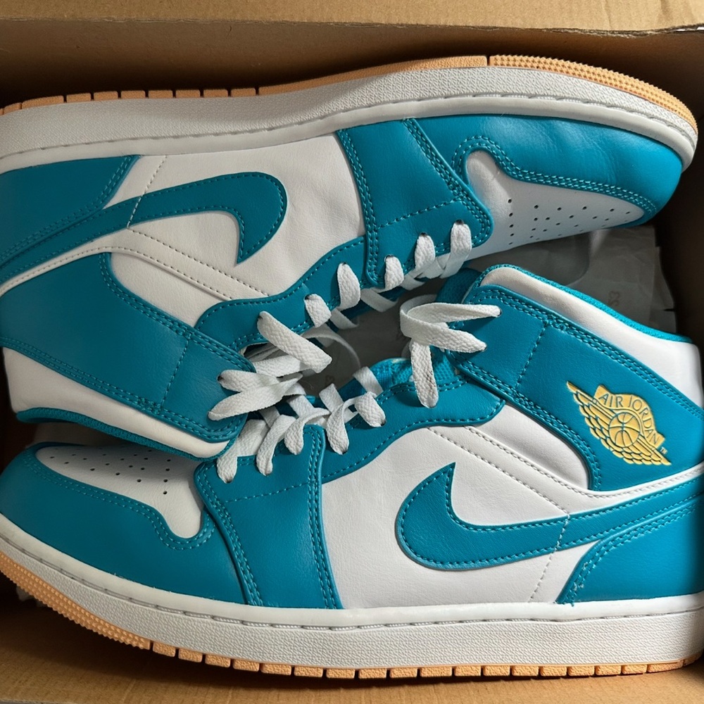 Air Jordan Sneakers Blue and White